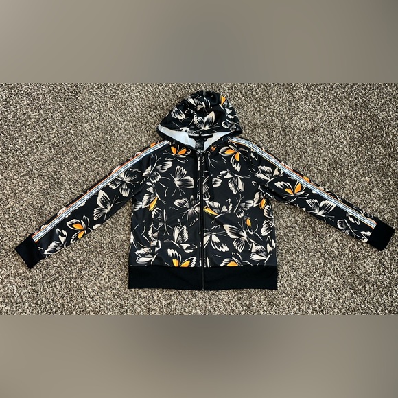 adidas Tops - Women’s Adidas x Farm Rio Butterfly Print Track Jacket size Large
